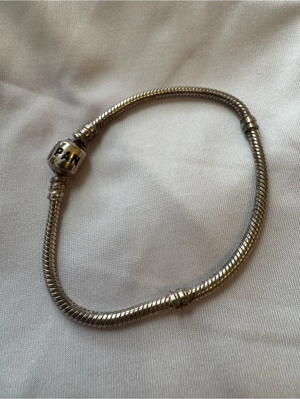Authentic 7” Pandora Bracelet